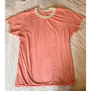 Big Bud Press - Ringer Tee Peach